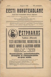 Eesti Rohuteadlane aastal 1928